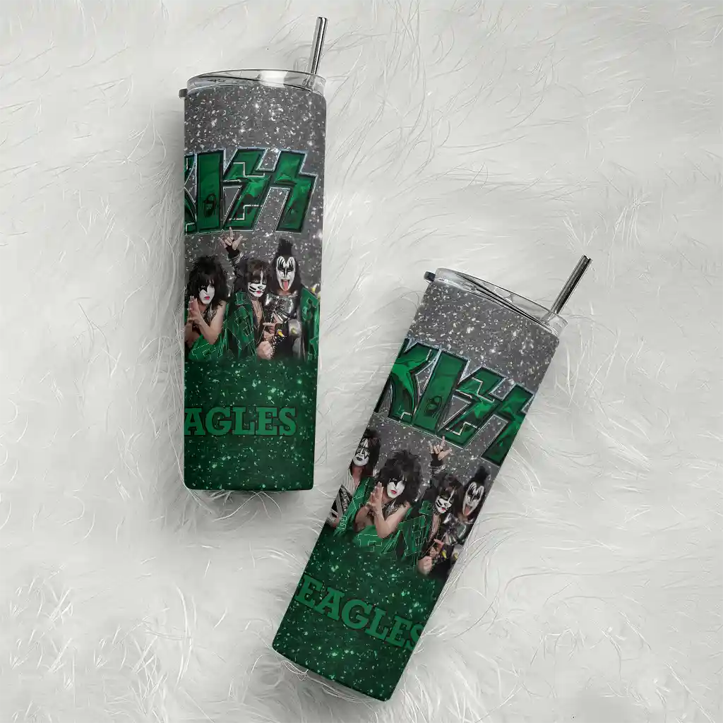 customized-eastern-michigan-eagles-kiss-band-white-skinny-tumbler-top-rated.webp