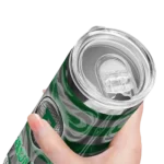 customized-eastern-michigan-eagles-patterned-waves-green-skinny-tumbler-best-selling.webp