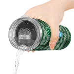 customized-eastern-michigan-eagles-patterned-waves-green-skinny-tumbler-best-selling.webp
