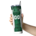 customized-eastern-michigan-eagles-stacked-diamond-green-skinny-tumbler-best-selling.webp