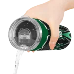 customized-eastern-michigan-eagles-superman-emblem-green-black-skinny-tumbler-best-selling.webp