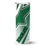 customized-eastern-michigan-eagles-web-stripes-green-white-skinny-tumbler-best-selling.webp
