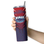 customized-florida-atlantic-owls-chevron-stripes-blue-skinny-tumbler-best-selling.webp
