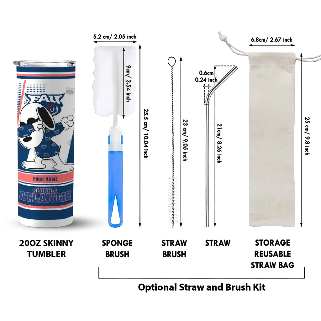 customized-florida-atlantic-owls-snoopy-dog-blue-white-skinny-tumbler-new-arrival.webp