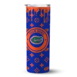 customized-florida-gators-camo-streak-blue-skinny-tumbler-best-selling-1.webp