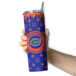 customized-florida-gators-camo-streak-blue-skinny-tumbler-best-selling-1.webp