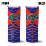 customized-florida-gators-camo-texture-blue-skinny-tumbler-best-selling.webp