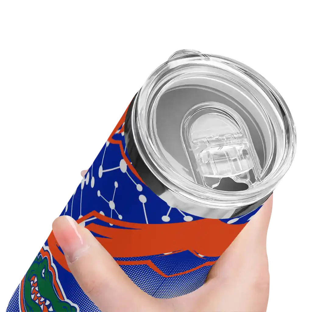 customized-florida-gators-helmet-clash-blue-skinny-tumbler-high-quality.webp