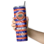 customized-florida-gators-patterned-waves-blue-skinny-tumbler-best-selling-2.webp