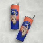 customized-florida-gators-sparkle-lips-blue-skinny-tumbler-best-selling.webp
