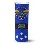 customized-florida-gators-star-cluster-blue-skinny-tumbler-best-selling-1.webp