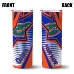 customized-florida-gators-web-stripes-blue-white-skinny-tumbler-best-selling.webp