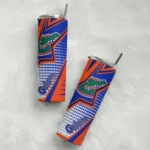 customized-florida-gators-web-stripes-blue-white-skinny-tumbler-best-selling.webp