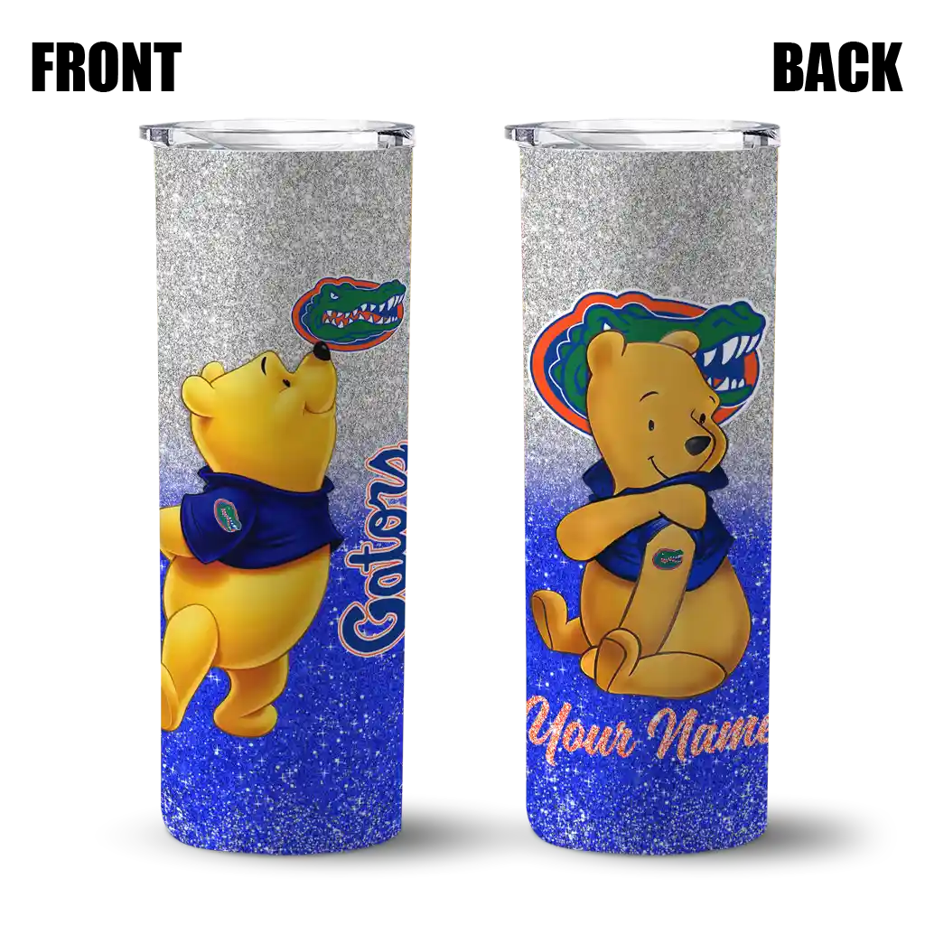customized-florida-gators-winnie-the-pooh-blue-gray-skinny-tumbler-fashion-forward.webp