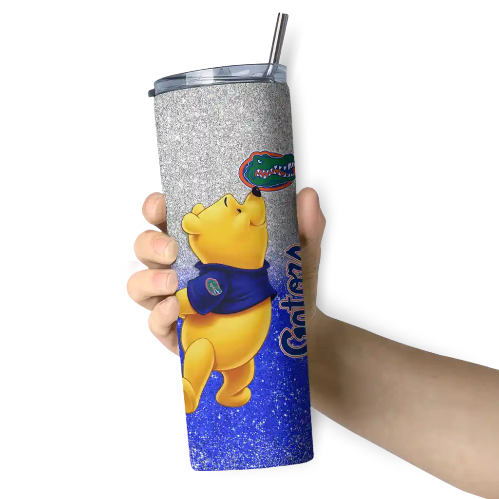 customized-florida-gators-winnie-the-pooh-blue-gray-skinny-tumbler-premium-grade.webp