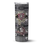 customized-florida-state-seminoles-chevron-v-garnet-gray-skinny-tumbler-best-selling.webp