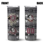 customized-florida-state-seminoles-chevron-v-garnet-gray-skinny-tumbler-best-selling.webp