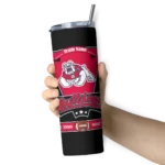customized-fresno-state-bulldogs-helmet-belt-red-black-skinny-tumbler-best-selling-1.webp