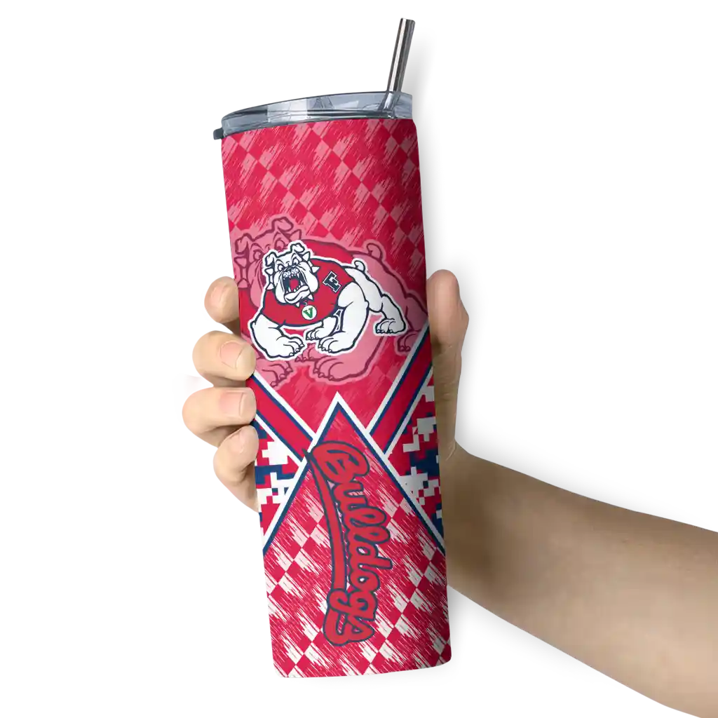 customized-fresno-state-bulldogs-monogram-burst-red-white-skinny-tumbler-premium-grade.webp