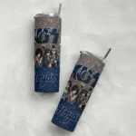 customized georgetown hoyas kiss band grey skinny tumbler best selling 1 2.webp