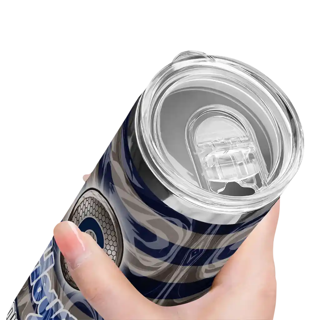 customized-georgetown-hoyas-patterned-waves-blue-skinny-tumbler-high-quality.webp