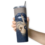 customized georgetown hoyas sparkle lips blue skinny tumbler best selling 1 3.webp