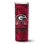 customized-georgia-bulldogs-chevron-patch-red-skinny-tumbler-best-selling-1.webp