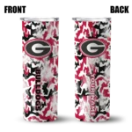 customized-georgia-bulldogs-claw-marks-red-white-skinny-tumbler-best-selling.webp