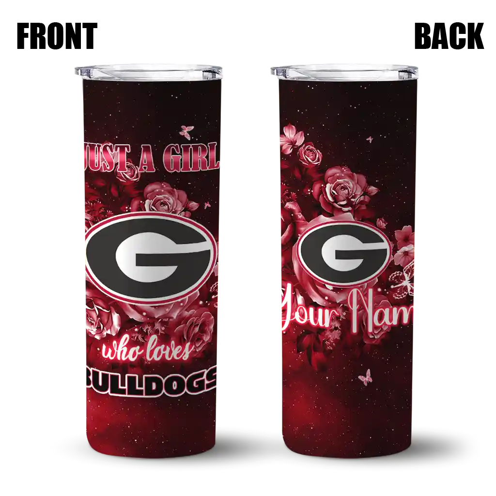 customized-georgia-bulldogs-rose-romance-red-black-skinny-tumbler-fashion-forward.webp