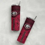customized-georgia-bulldogs-spiral-burst-print-red-skinny-tumbler-best-selling.webp