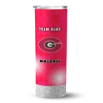 customized-georgia-bulldogs-starburst-tiles-red-skinny-tumbler-best-selling-1.webp