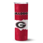 customized-georgia-bulldogs-torn-band-red-white-skinny-tumbler-best-selling-1.webp