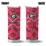 customized-georgia-bulldogs-zipper-leopard-red-skinny-tumbler-best-selling.webp