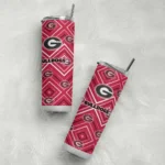 customized-georgia-bulldogs-zipper-leopard-red-skinny-tumbler-best-selling.webp