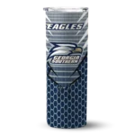 customized-georgia-southern-eagles-chevron-stripes-blue-skinny-tumbler-best-selling.webp