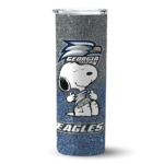 customized-georgia-southern-eagles-snoopy-attitude-blue-skinny-tumbler-best-selling.webp