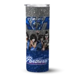 customized-georgia-state-panthers-kiss-band-white-skinny-tumbler-best-selling.webp