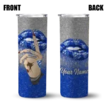 customized-georgia-state-panthers-sparkle-lips-blue-skinny-tumbler-best-selling-1.webp