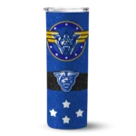 customized-georgia-state-panthers-star-cluster-blue-skinny-tumbler-best-selling.webp