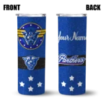 customized-georgia-state-panthers-star-cluster-blue-skinny-tumbler-best-selling.webp