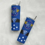 customized-georgia-state-panthers-star-cluster-blue-skinny-tumbler-best-selling.webp