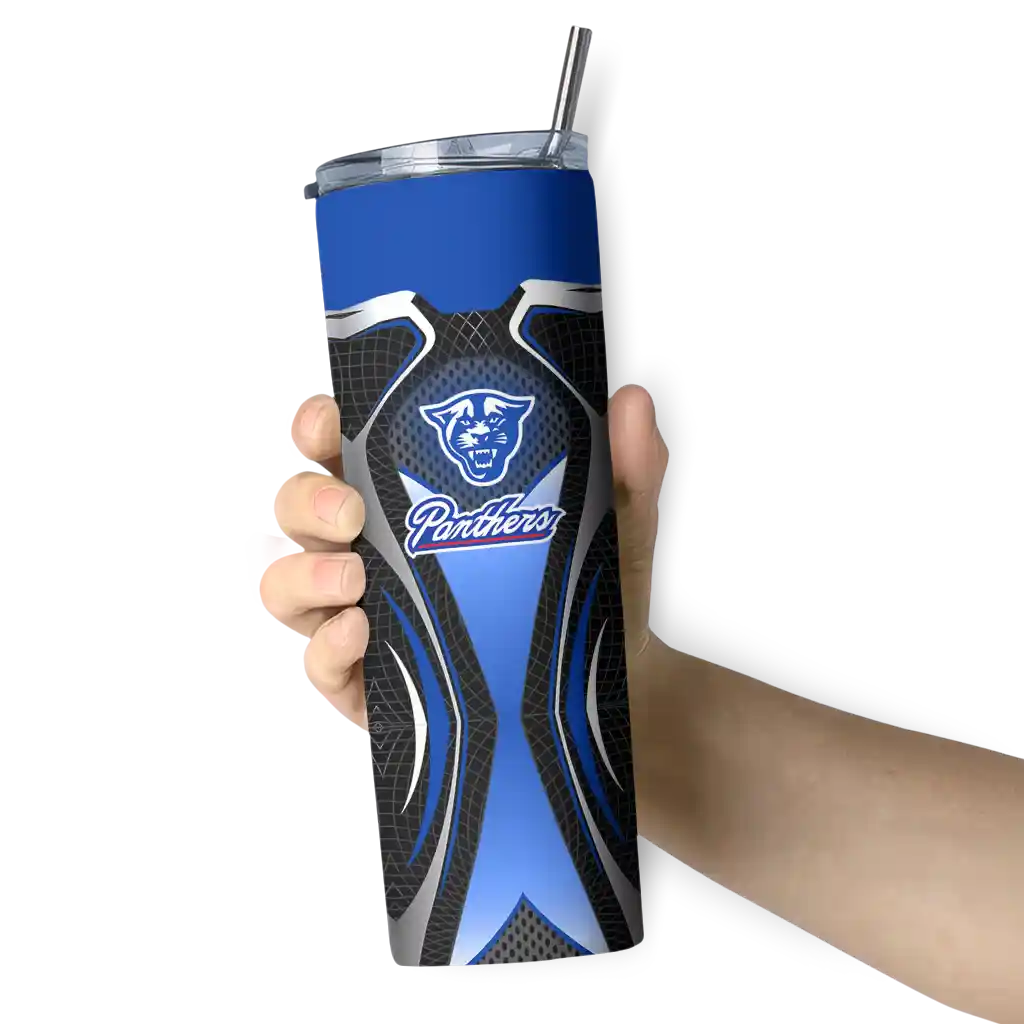 customized-georgia-state-panthers-superman-emblem-blue-black-skinny-tumbler-premium-grade.webp