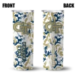 customized-georgia-tech-yellow-jackets-claw-marks-gold-white-skinny-tumbler-best-selling.webp