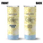 customized-georgia-tech-yellow-jackets-starburst-tiles-gold-skinny-tumbler-best-selling-1.webp