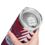 customized-gonzaga-bulldogs-chevron-stripes-blue-skinny-tumbler-best-selling.webp