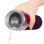 customized-gonzaga-bulldogs-chevron-stripes-blue-skinny-tumbler-best-selling.webp