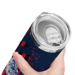 customized-gonzaga-bulldogs-star-pop-blue-black-skinny-tumbler-best-selling.webp