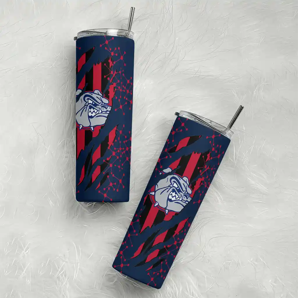 customized-gonzaga-bulldogs-star-pop-blue-black-skinny-tumbler-top-rated.webp