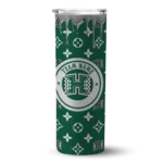 customized-hawaii-rainbow-warriors-camo-streak-green-skinny-tumbler-best-selling.webp