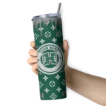 customized-hawaii-rainbow-warriors-camo-streak-green-skinny-tumbler-best-selling.webp